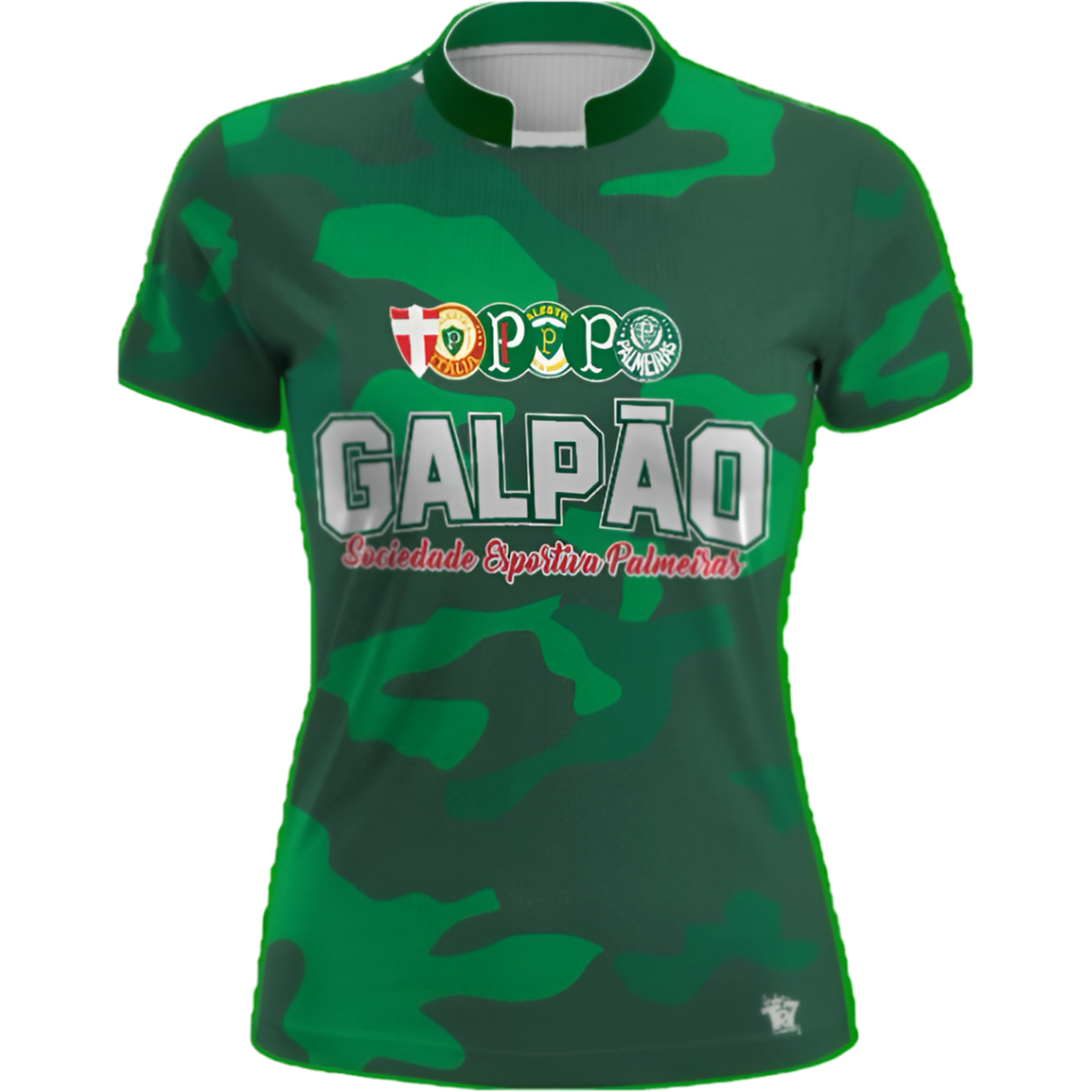 Camisa Camuflada Feminina