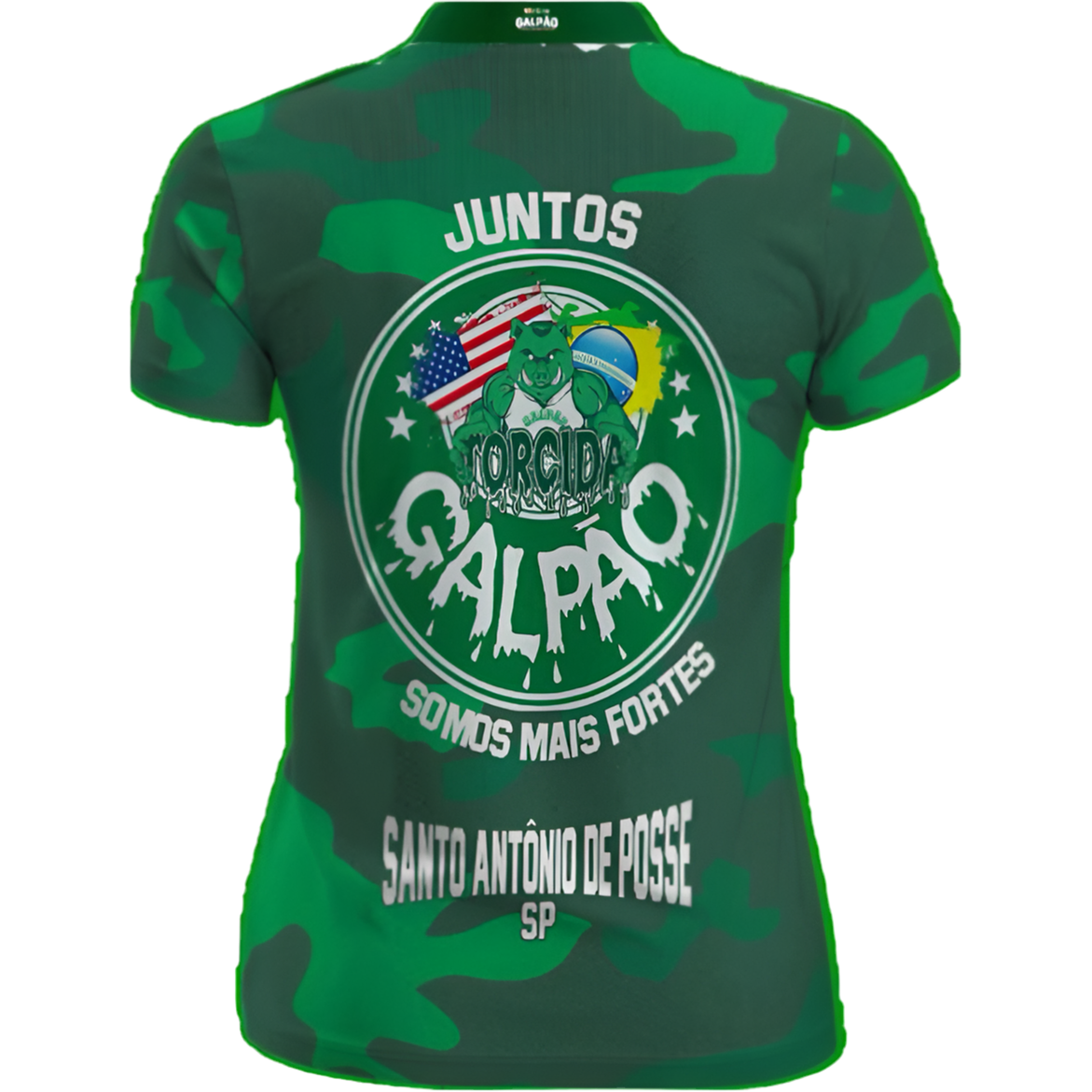 Camisa Camuflada Feminina
