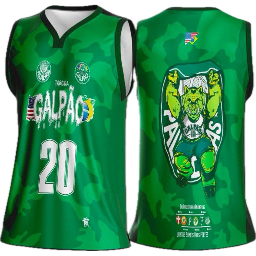 Regata Camuflada Galpão USA Verde – #20